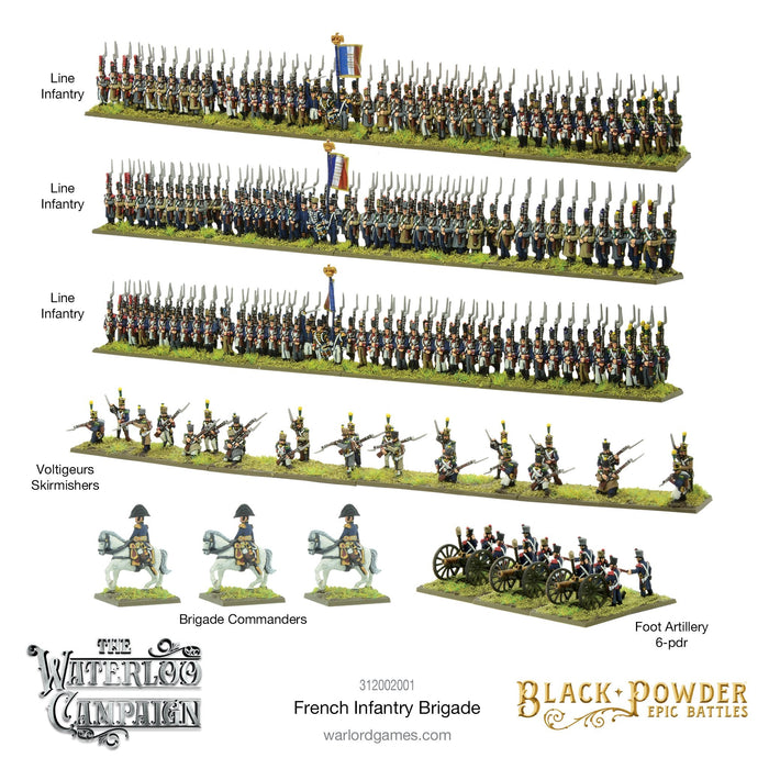 Black Powder: Waterloo Campaign - French Infantry Brigade