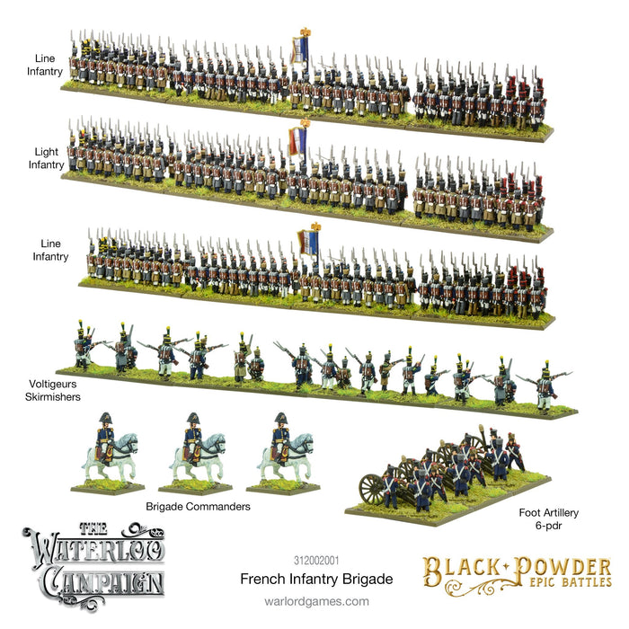 Black Powder: Waterloo Campaign - French Infantry Brigade