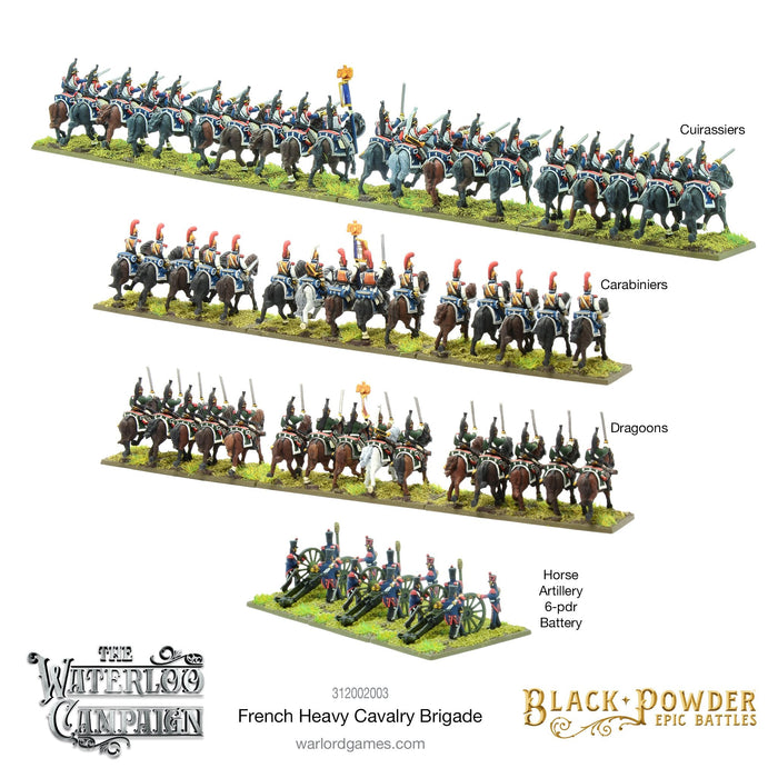 Black Powder: Waterloo Campaign - French Heavy Cavalry Brigade