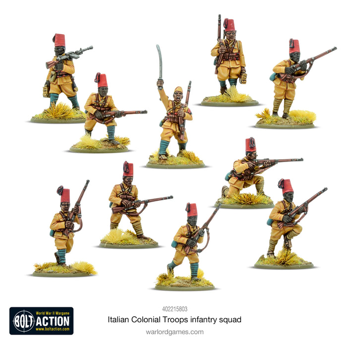 Bolt Action: Italian Colonial Troops Infantry Squad
