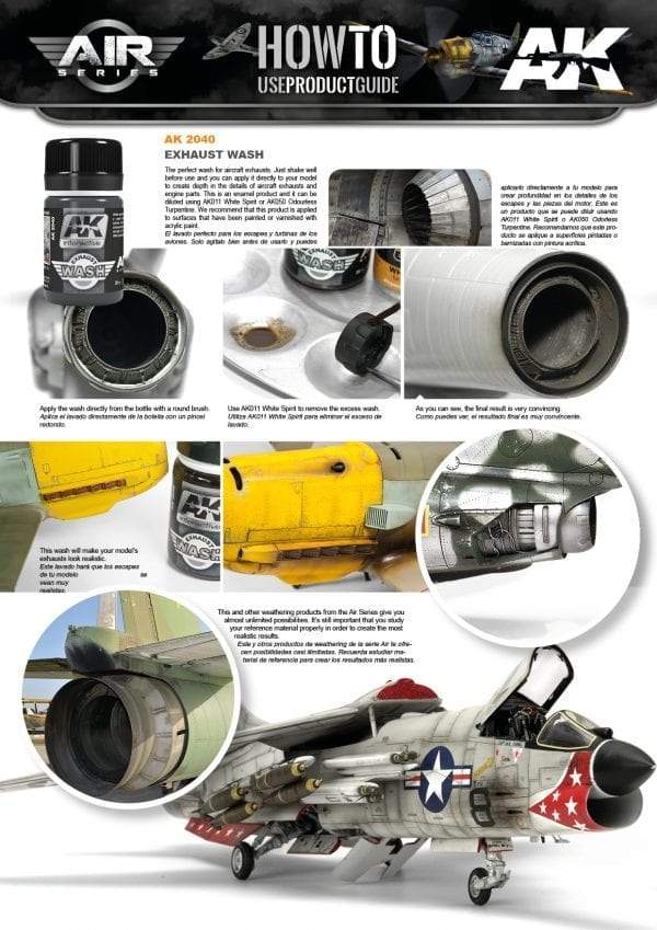 AK Interactive: EXHAUST WASH 35ML