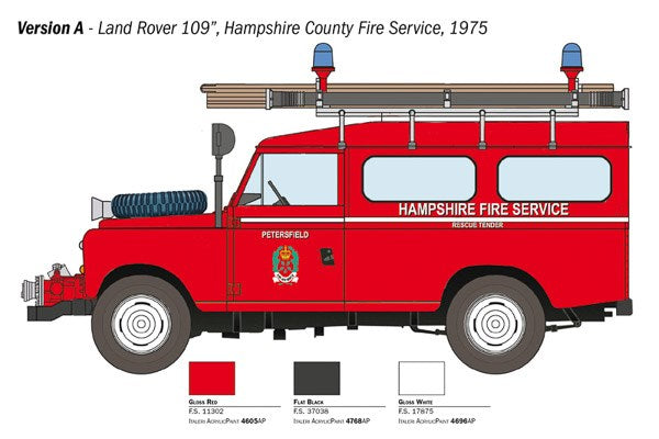 LAND ROVER Fire Truck 1:24