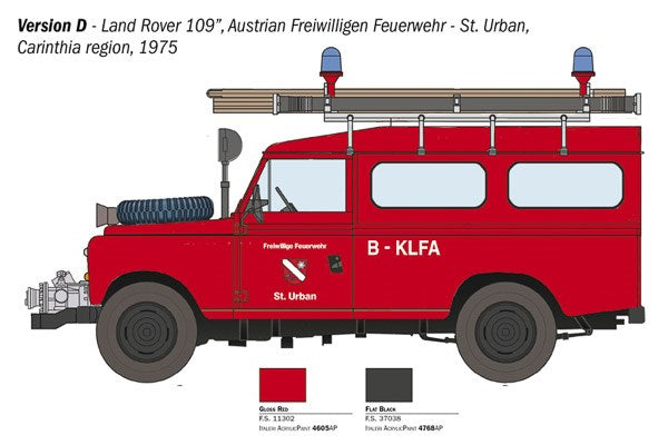 LAND ROVER Fire Truck 1:24