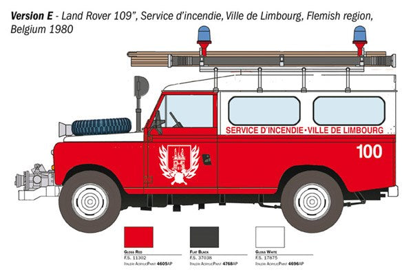 LAND ROVER Fire Truck 1:24