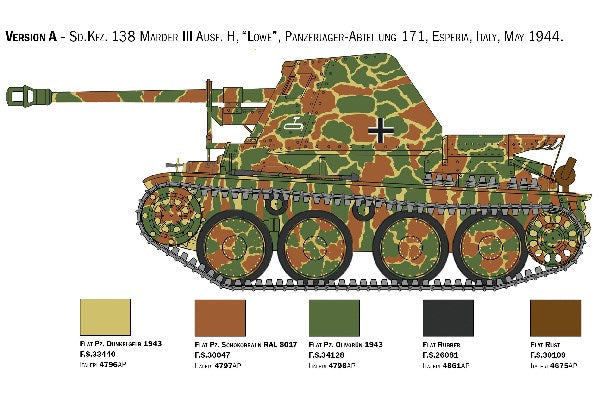 Italeri SD. KFZ 138 MARDER III H