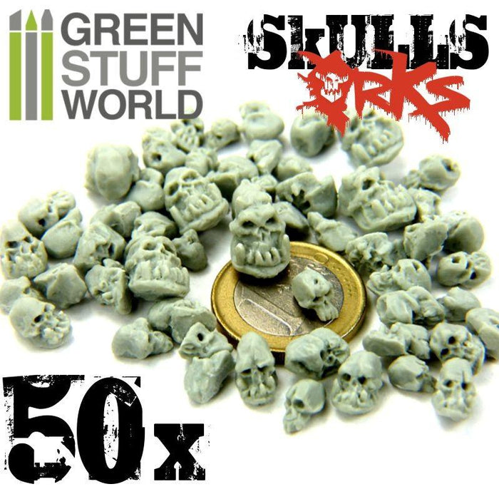Resin ORK Skulls x 50