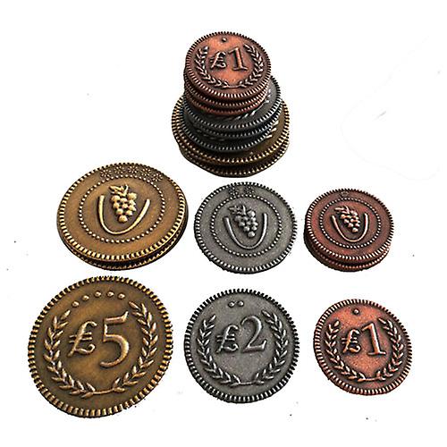 Viticulture: Metal Lira Coins