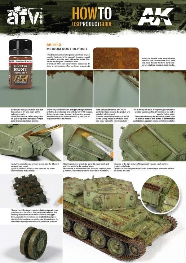 AK Interactive: MEDIUM RUST DEPOSITS 35ML