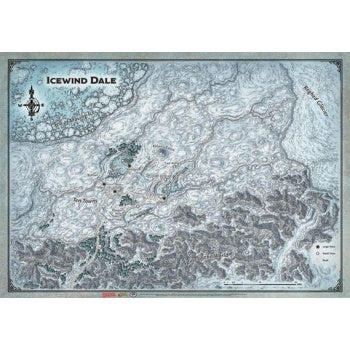 D&D Icewind Dale: Icewind Dale - Map 31"x21"