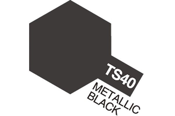 TS-40 Metallic Black Spray Paint