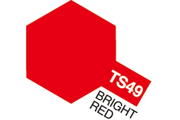 TS-49 Bright Red Spray Paint