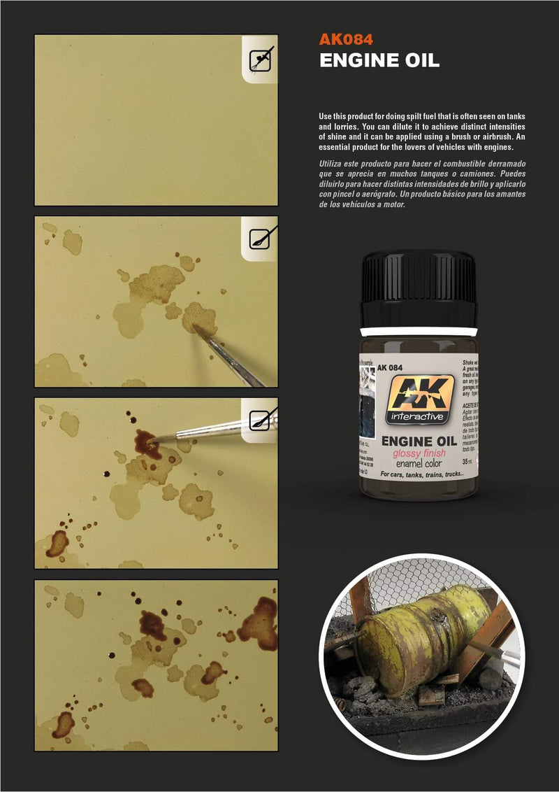 AK Interactive: ENGINE OIL 35ML