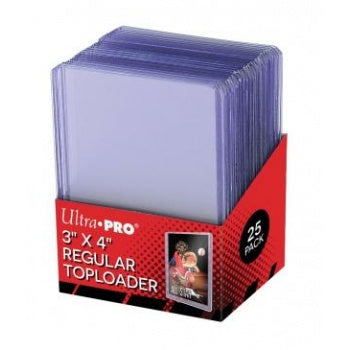 Ultra Pro - Toploader - 3" x 4" Clear Regular (25 pieces)