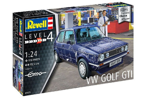 Revell: Model Set VW Gold GTI "Builders Choice" 1:24 Scale