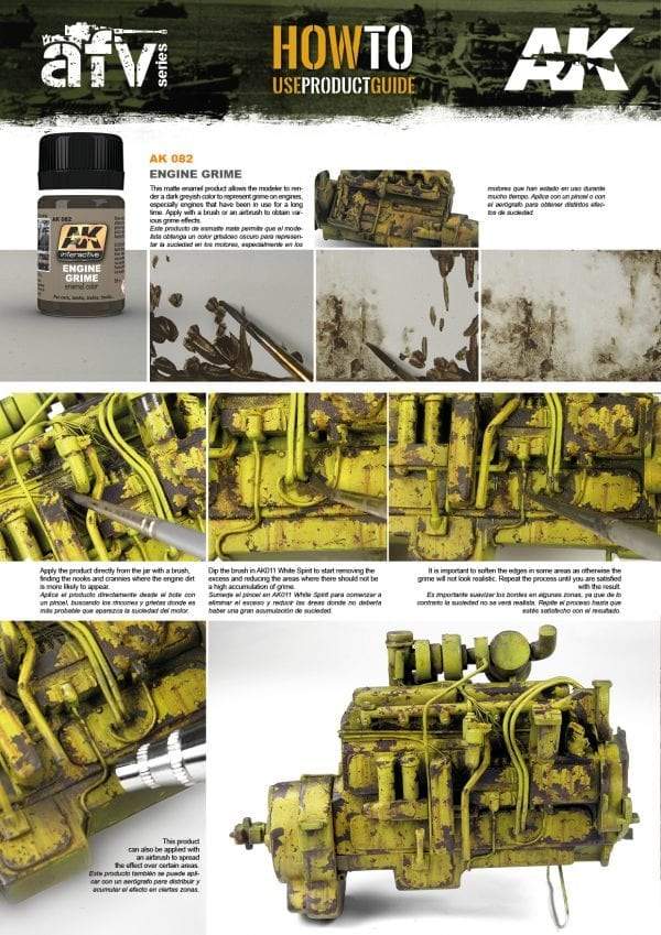 AK Interactive: ENGINE GRIME 35ML