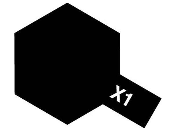 X-1 Black Mini Acrylic Paint - 10ml