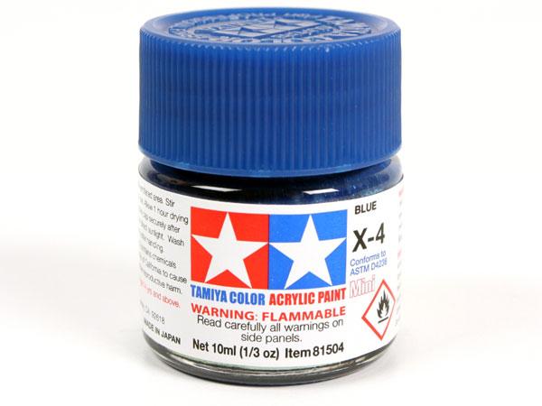 X-4 Blue Mini Acrylic Paint - 10ml