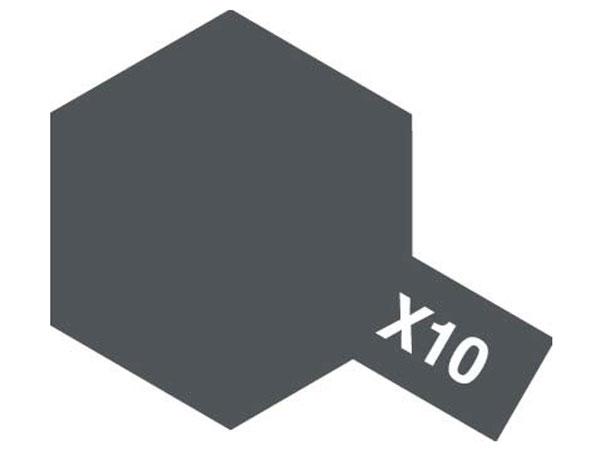 X-10 Gun Metal Mini Acrylic Paint - 10ml