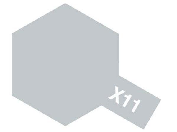 X-11 Chrome Silver Mini Acrylic Paint - 10ml