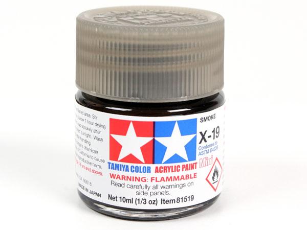 X-19 Smoke Mini Acrylic Paint - 10ml