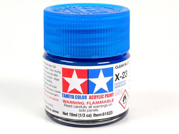 X-23 Clear Blue Mini Acrylic Paint - 10ml