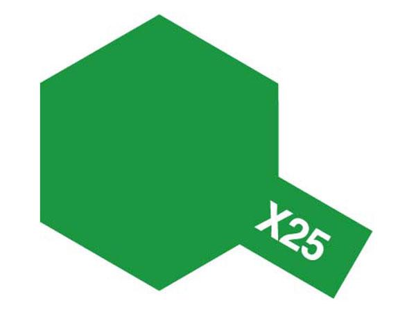 X-25 Clear Green Mini Acrylic Paint - 10ml