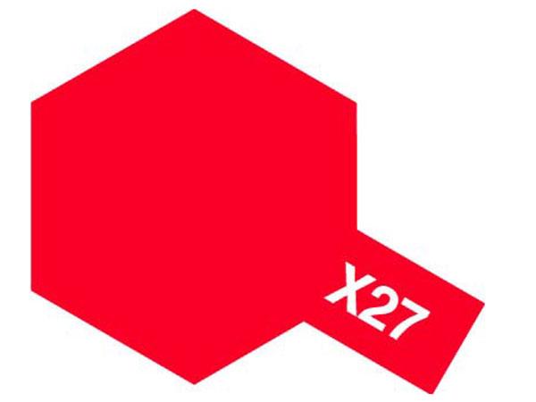 X-27 Clear Red Mini Acrylic Paint - 10ml