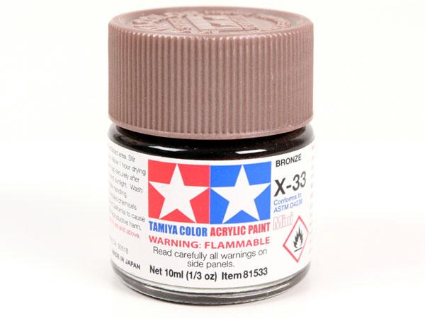 X-33 Bronze Mini Acrylic Paint - 10ml