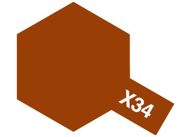 X-34 Metal Brown Mini Acrylic Paint - 10ml