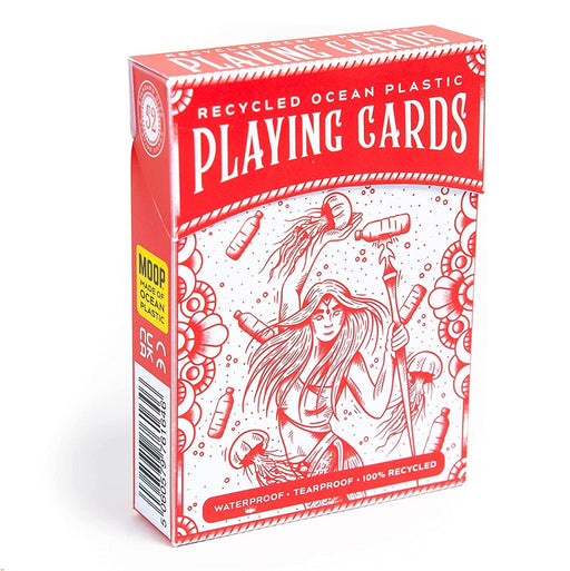 MOOP: Recycled Playing Cards - Red