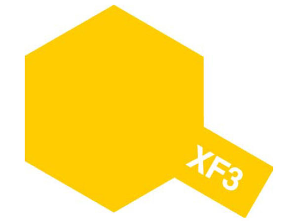 XF-3 Flat Yellow Mini Acrylic Paint - 10ml