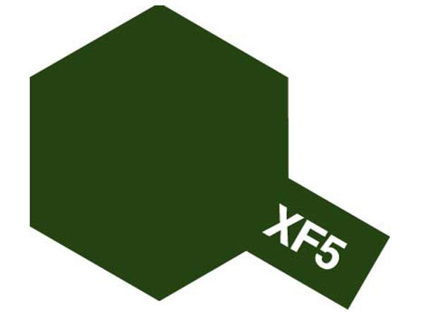 XF-5 Flat Green Mini Acrylic Paint - 10ml