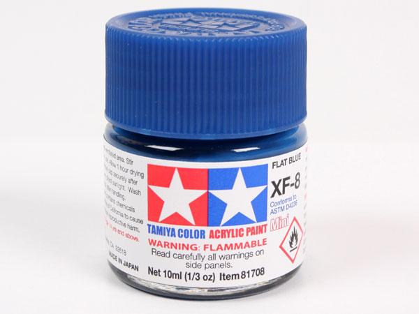 XF-8 Flat Blue Mini Acrylic Paint - 10ml