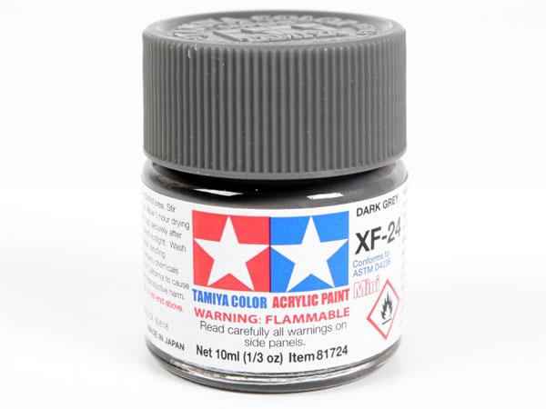 XF-24 Dark Grey Mini Acrylic Paint - 10ml