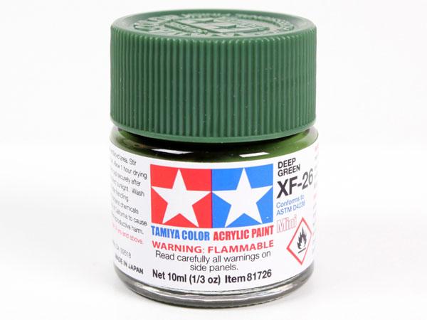 XF-26 Deep Green Mini Acrylic Paint - 10ml