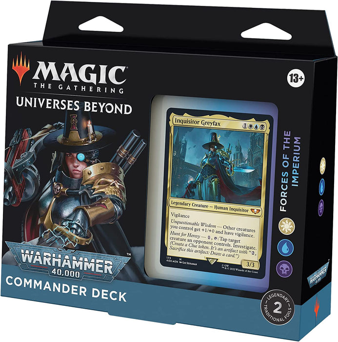 Universe Beyond Warhammer 40K Commander Deck - Forces of the Imperium
