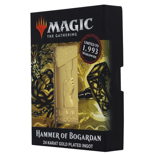Magic the Gathering: 24 Karat Gold Plated Metal Card - Hammer of Bogardan