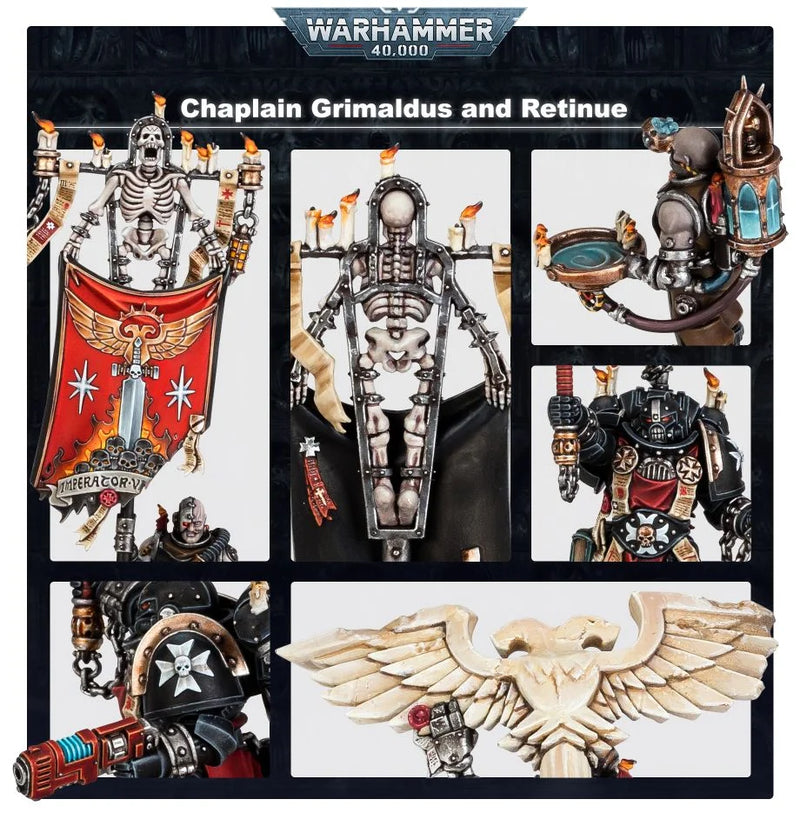 Chaplain Grimaldus and Retinue