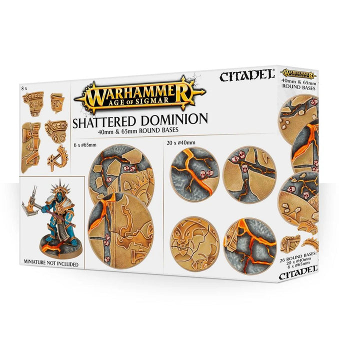 Shattered Dominion: 40 & 65mm Round Bases