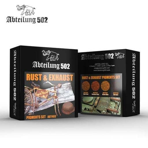 Abteilung 502 - Rust and Exhaust Pigment Set