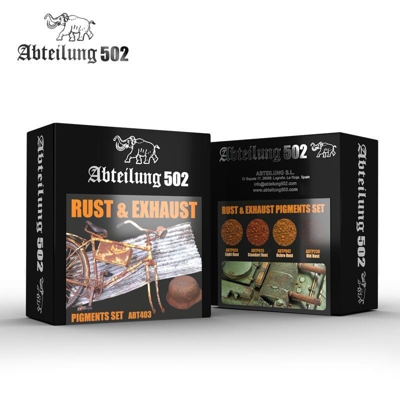 Abteilung 502 - Rust and Exhaust Pigment Set