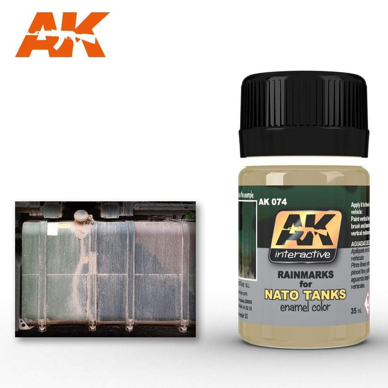 AK Interactive: RAIN MARKS FOR NATO TANKS 35ML