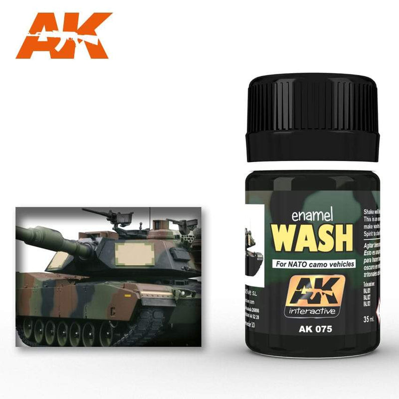 AK Interactive: WASH FOR NATO TANKS 35ML