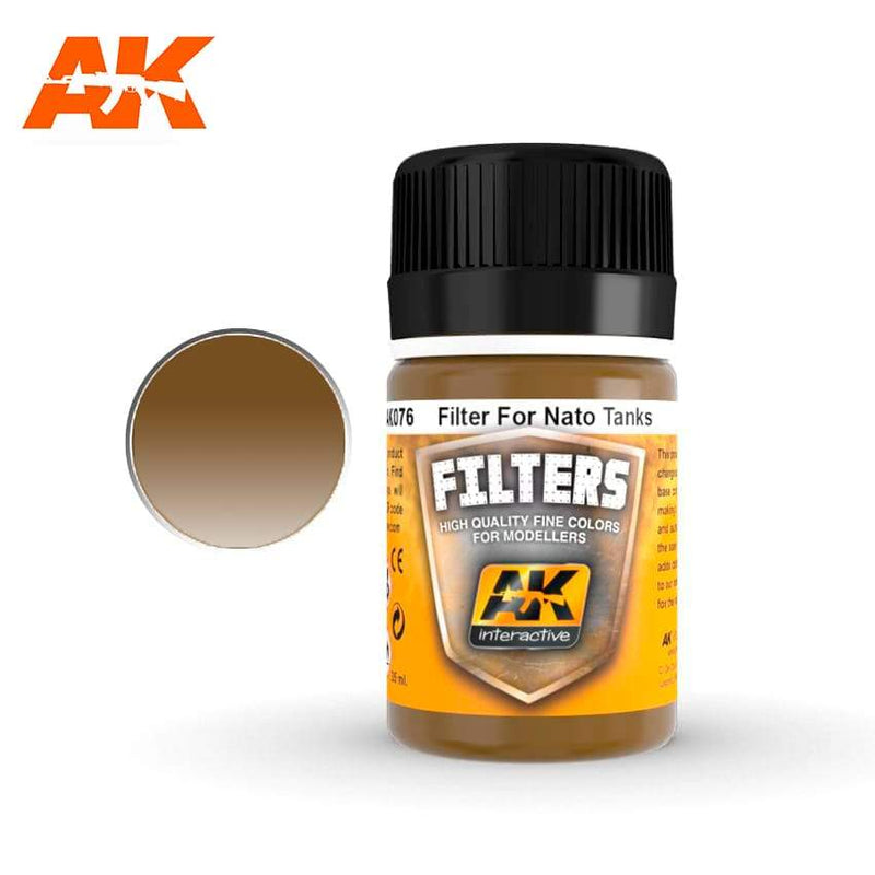 AK Interactive: DARK BROWN FOR NATO AND GREEN 35ML