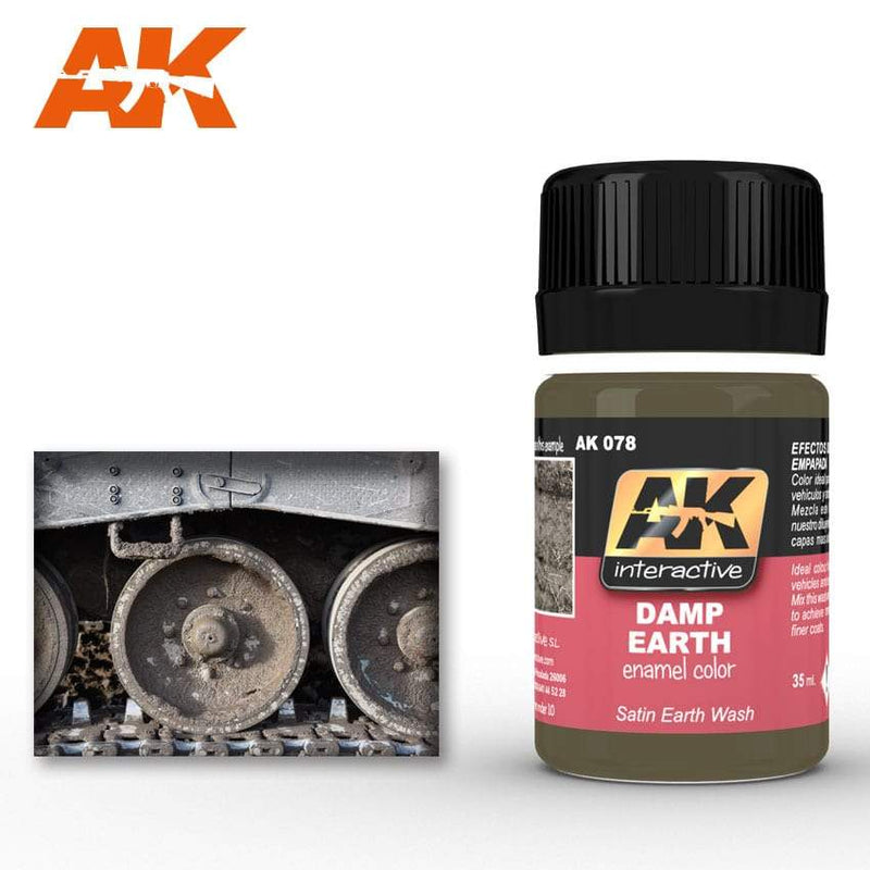 AK Interactive: DAMP EARTH 35ML