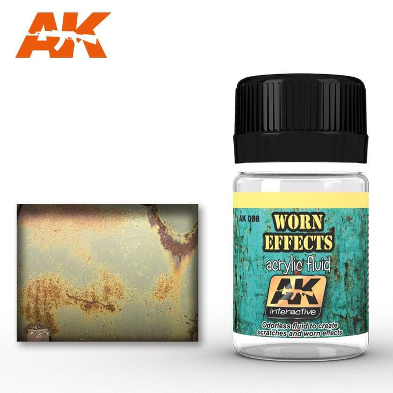 AK Interactive: WORN EFFECTS ACRYLIC FLUID - LIGHT 35ML