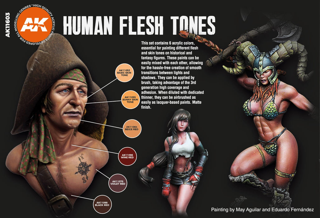 Human Flesh Tones Set - 3rd Gen