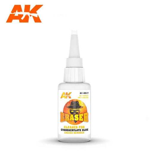 AK Eraser - Cleaner For Cyanocrylate Glue Excess Remover