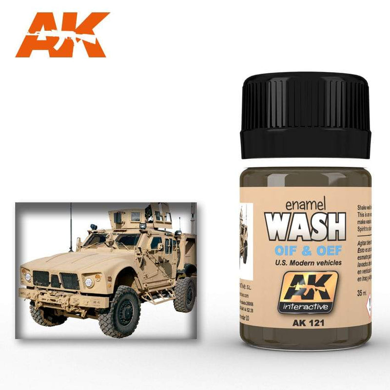 AK Interactive: OIF & OEF – US VEHICLES WASH 35ML