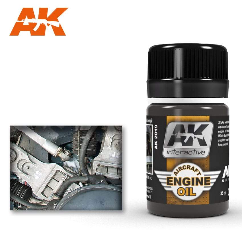AK Interactive: AIRCRAFT ENGINE OIL 35ML